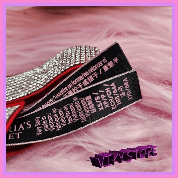 NWT Red Radiance: Victoria's Secret Crystals Garter XS NWT - Picture 3 of 5